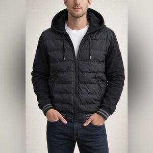 American Eagle Outfitters Black Varsity Zip-Up Jacket